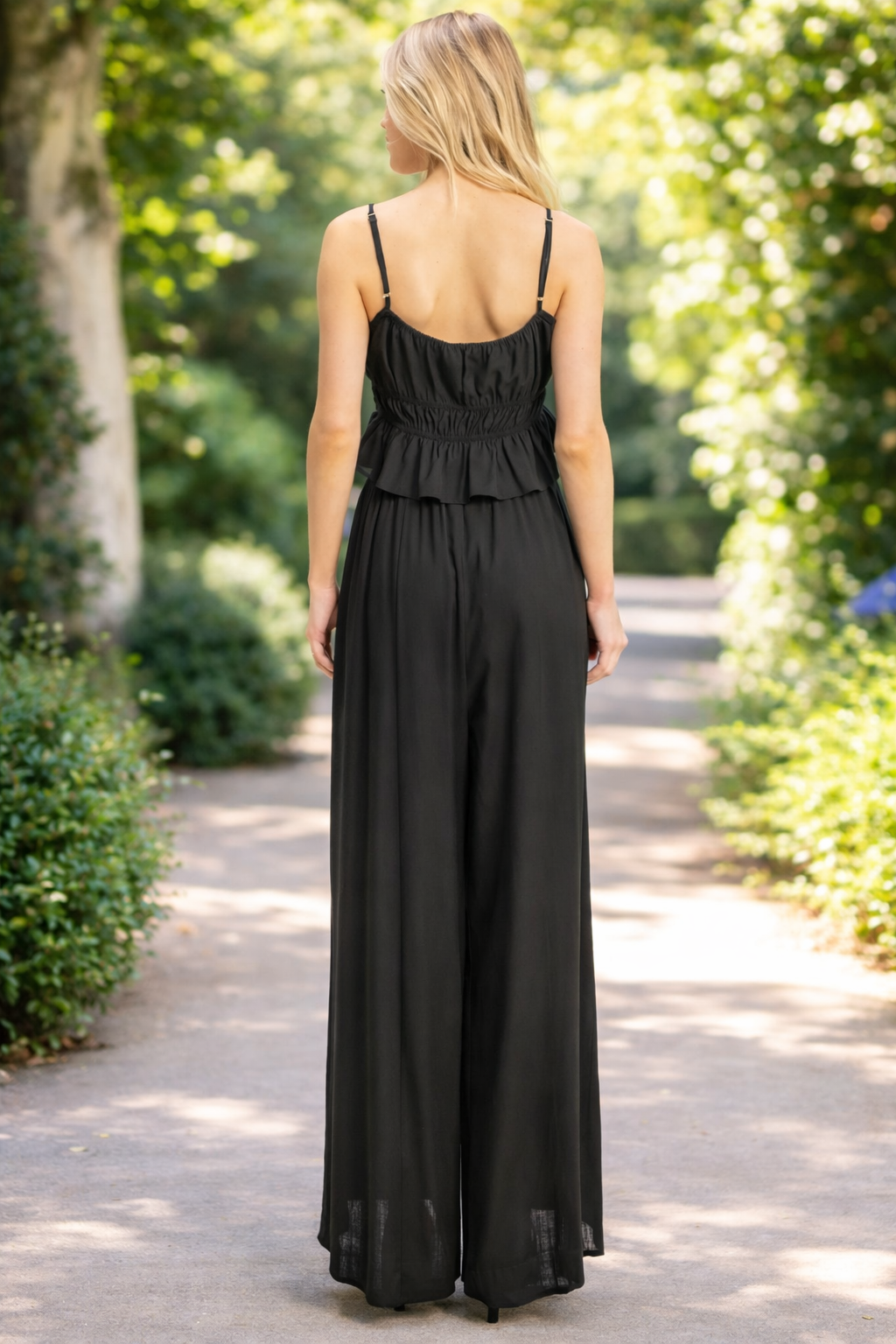 Dani Tiered Tank and Palazzo Pant Set
