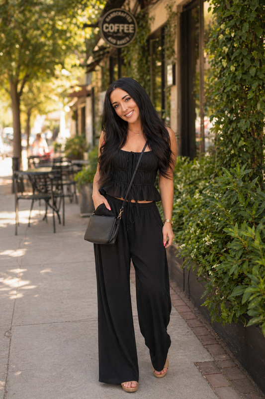 Dani Tiered Tank and Palazzo Pant Set